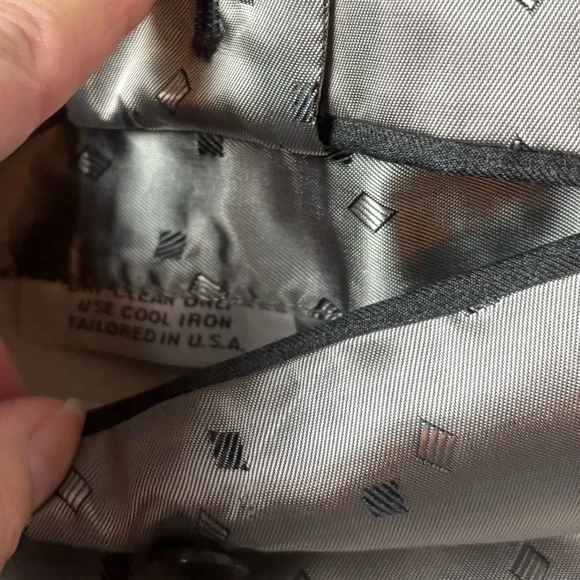 Holland & Sherry Blazer Sports Coat Bespoke Men’s 50R Gray Wool (?) Blend